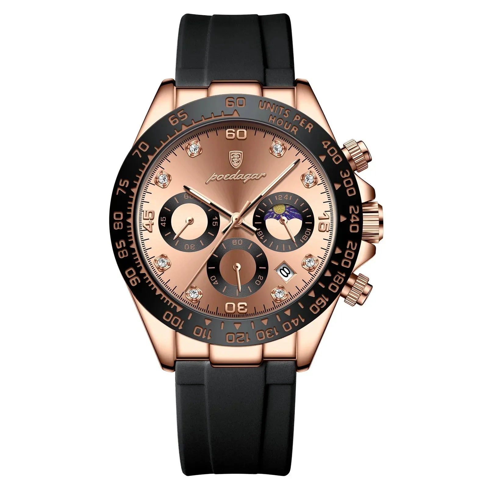 POEDAGAR Military Men's Watch