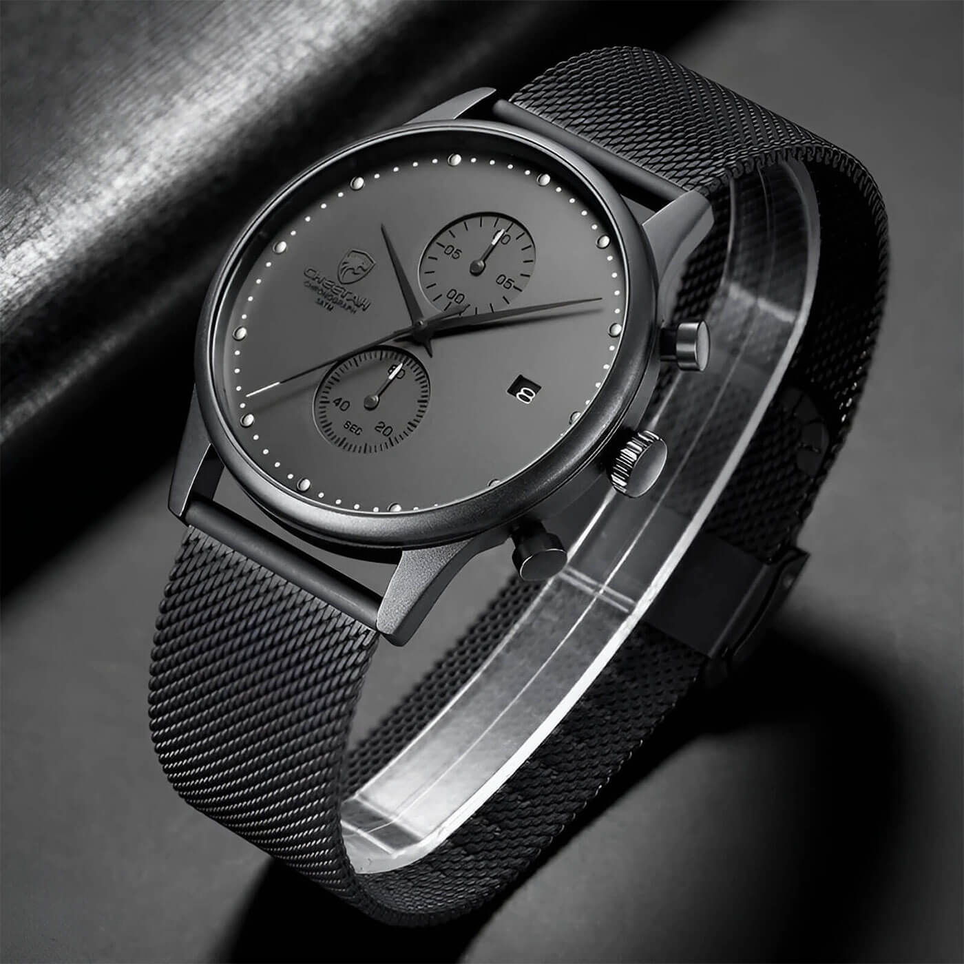 Black Cheetah Men's Watch