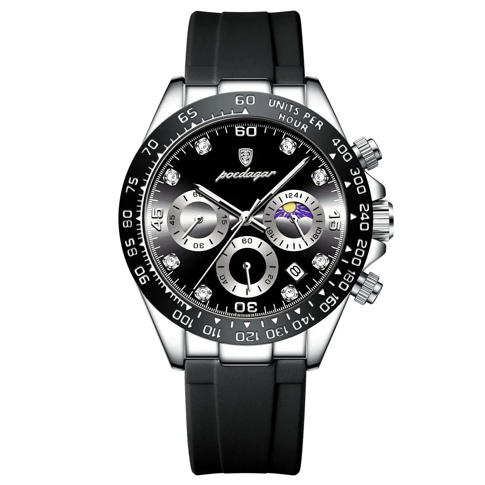POEDAGAR Military Men's Watch
