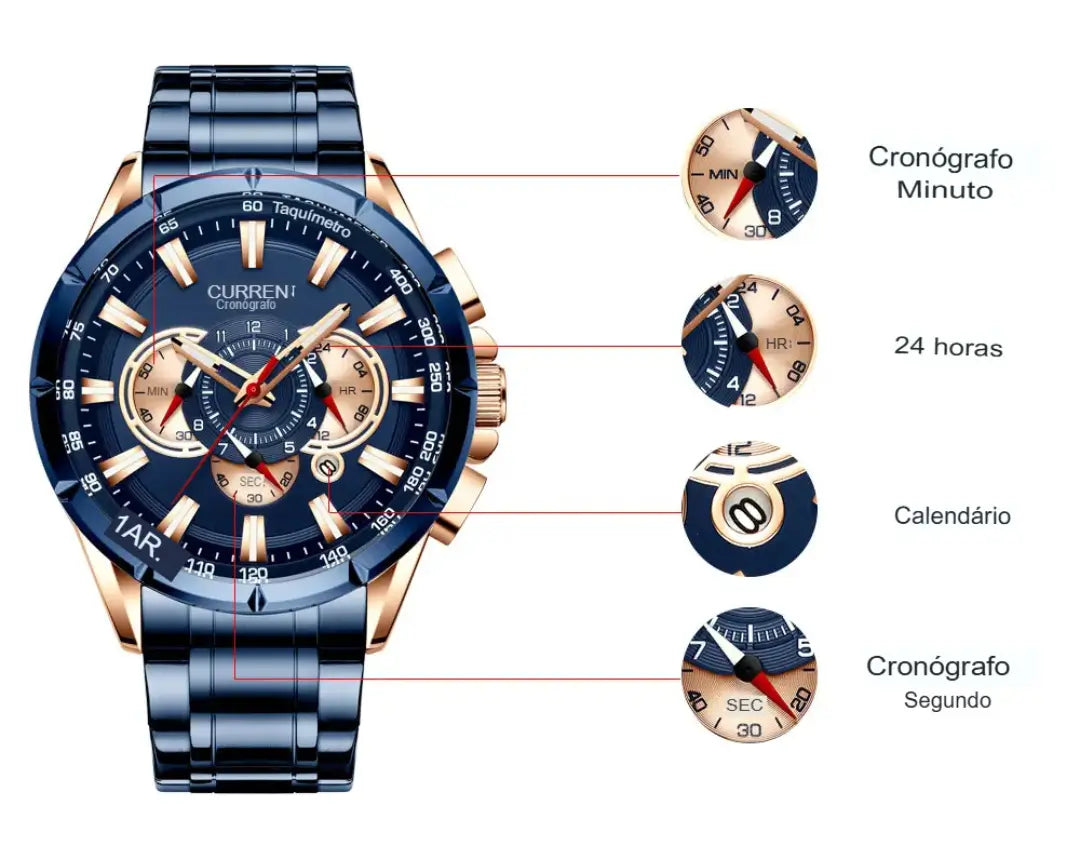 CURREN Chronograph Watch