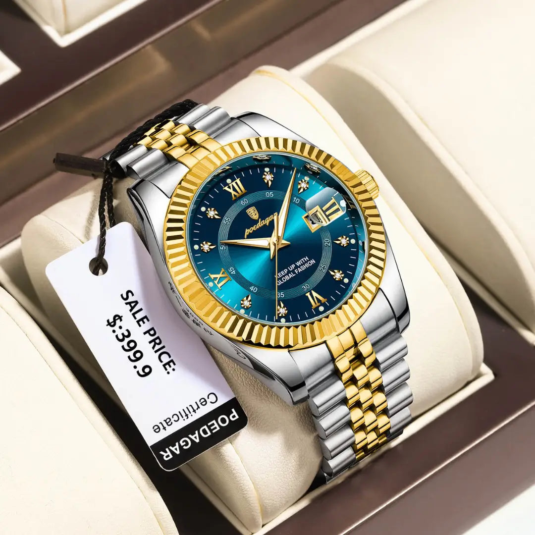 POEDAGAR Men's Wristwatch