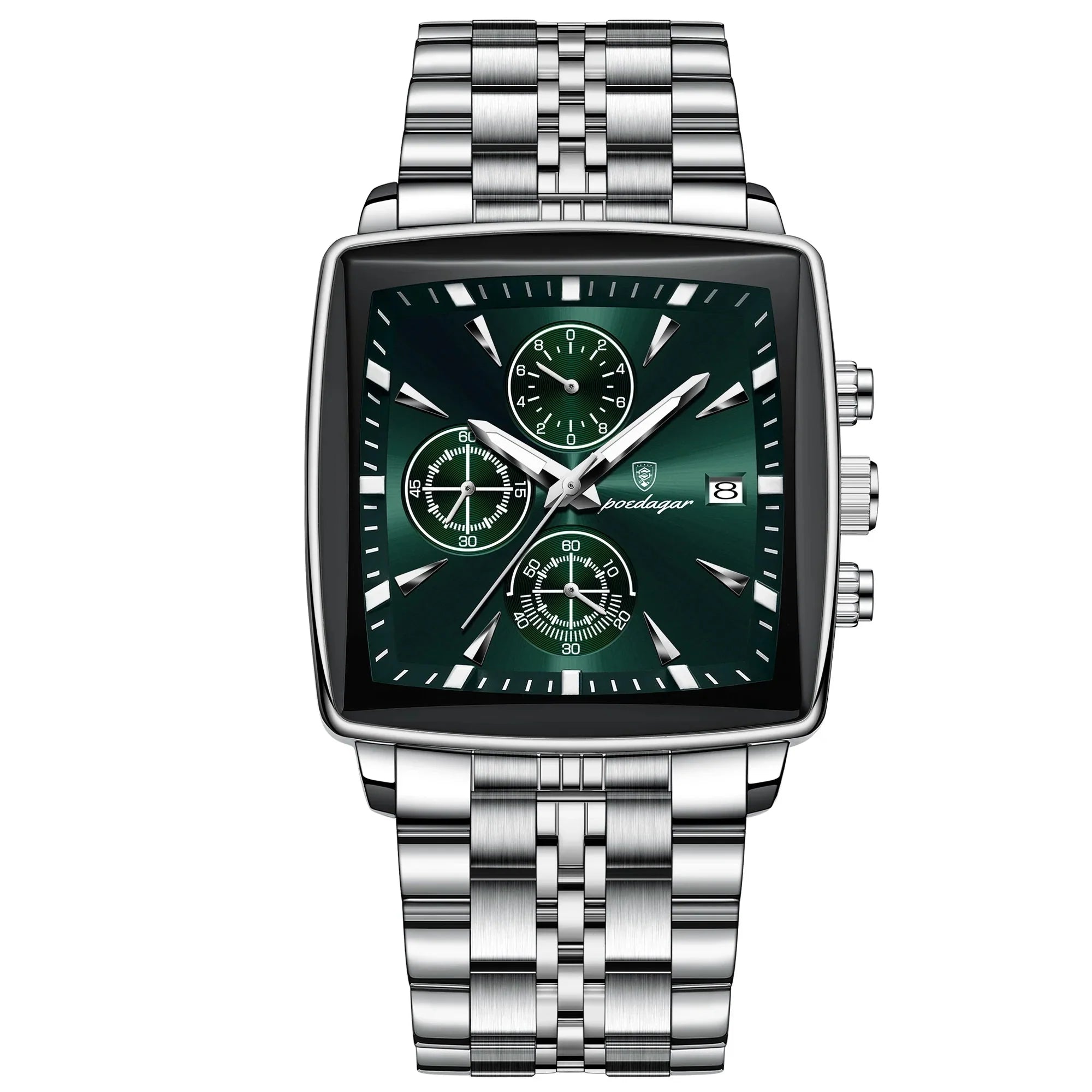 POEDAGAR Square Men's Watch