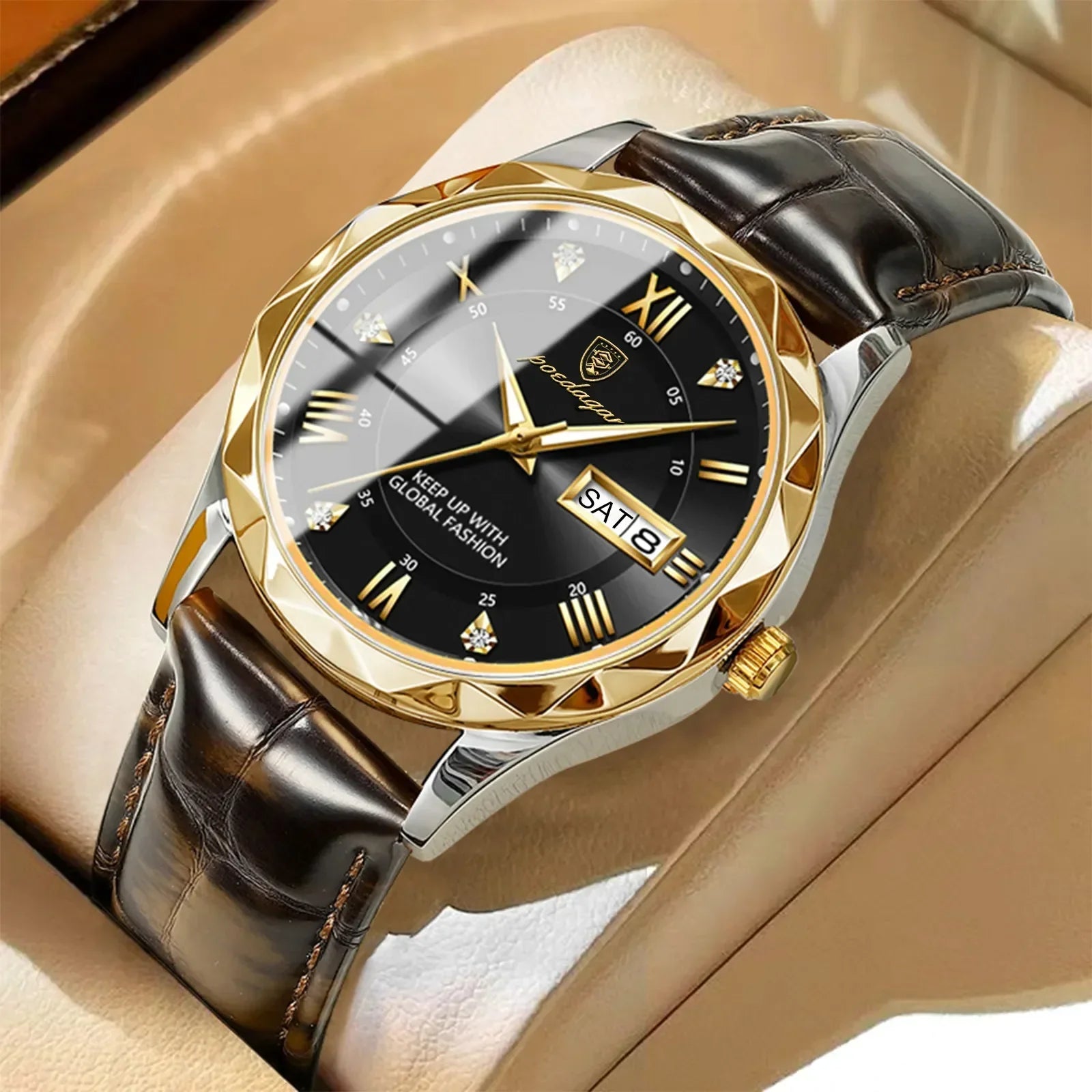 POEDAGAR Roman Watch