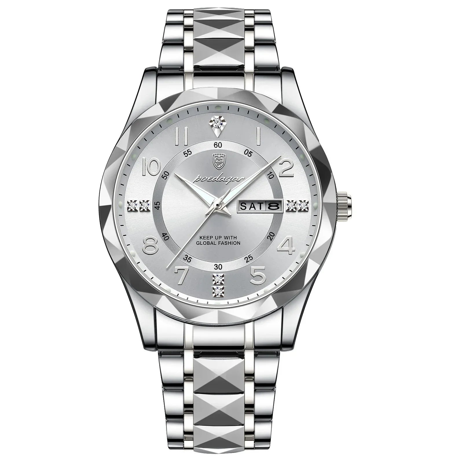 POEDAGAR Men's Quartz Watch