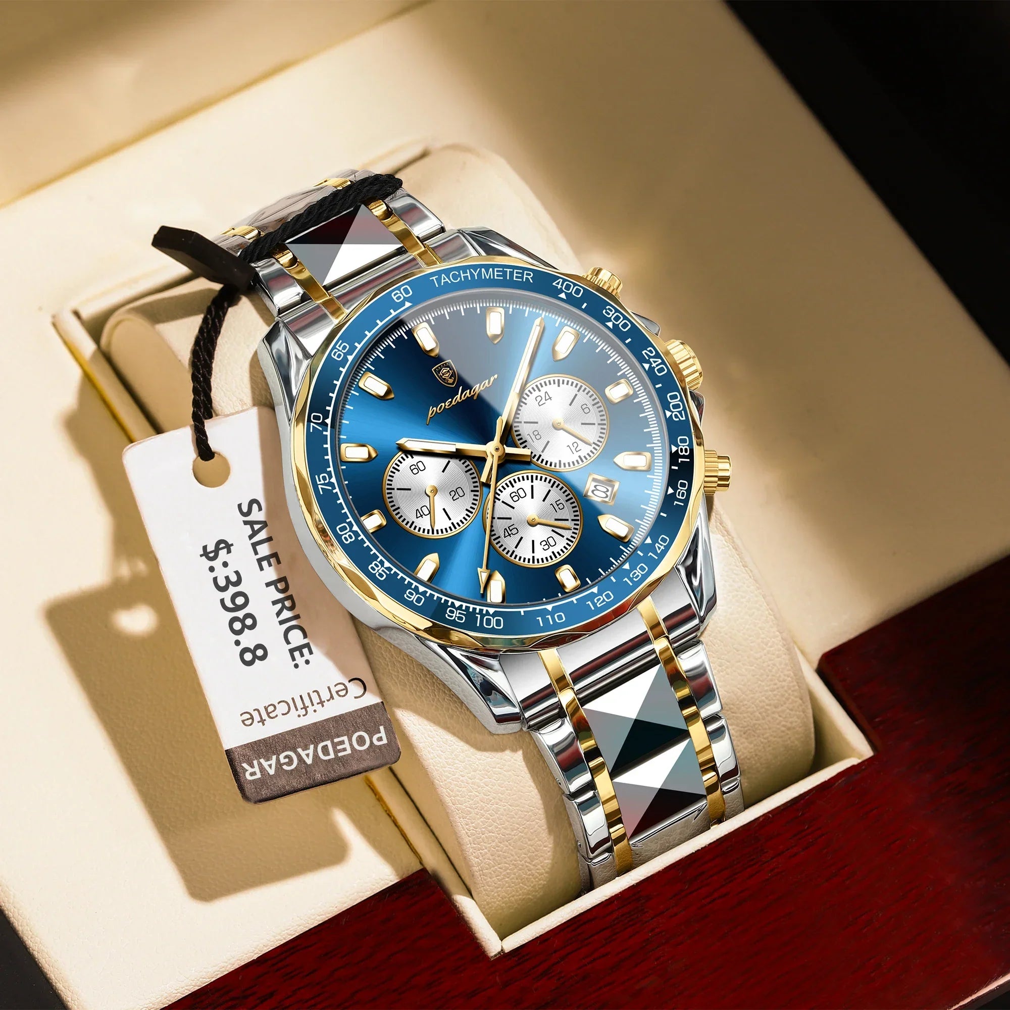 POEDAGAR Men's Sport Watch