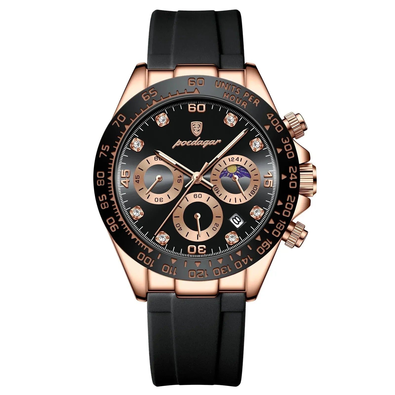 POEDAGAR Military Men's Watch