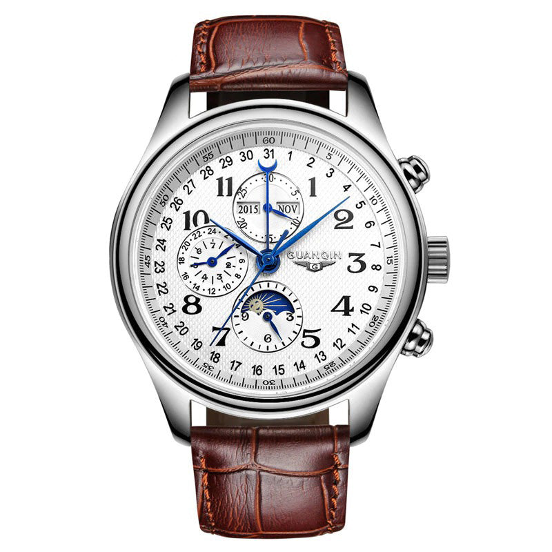 Guanqin Sapphire Crystal Men's Watch