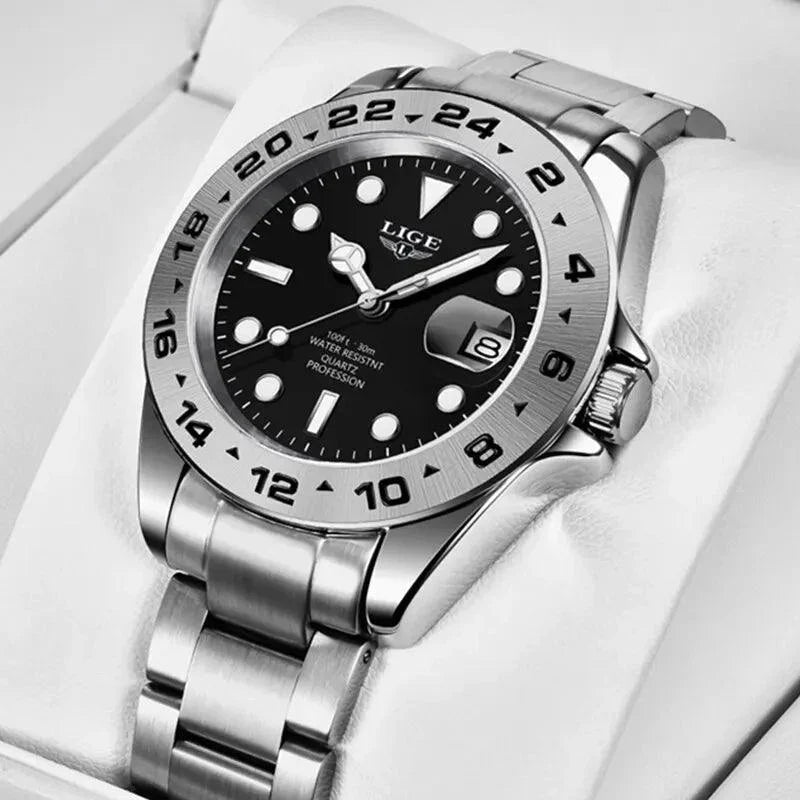 Men's Stainless Steel Wristwatch