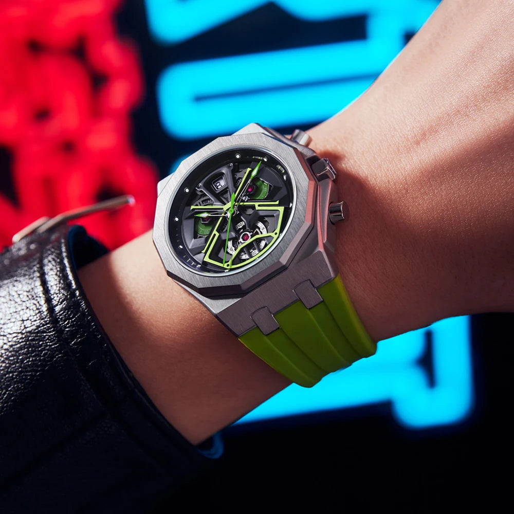 POEDAGAR Sport Race Men's Watch