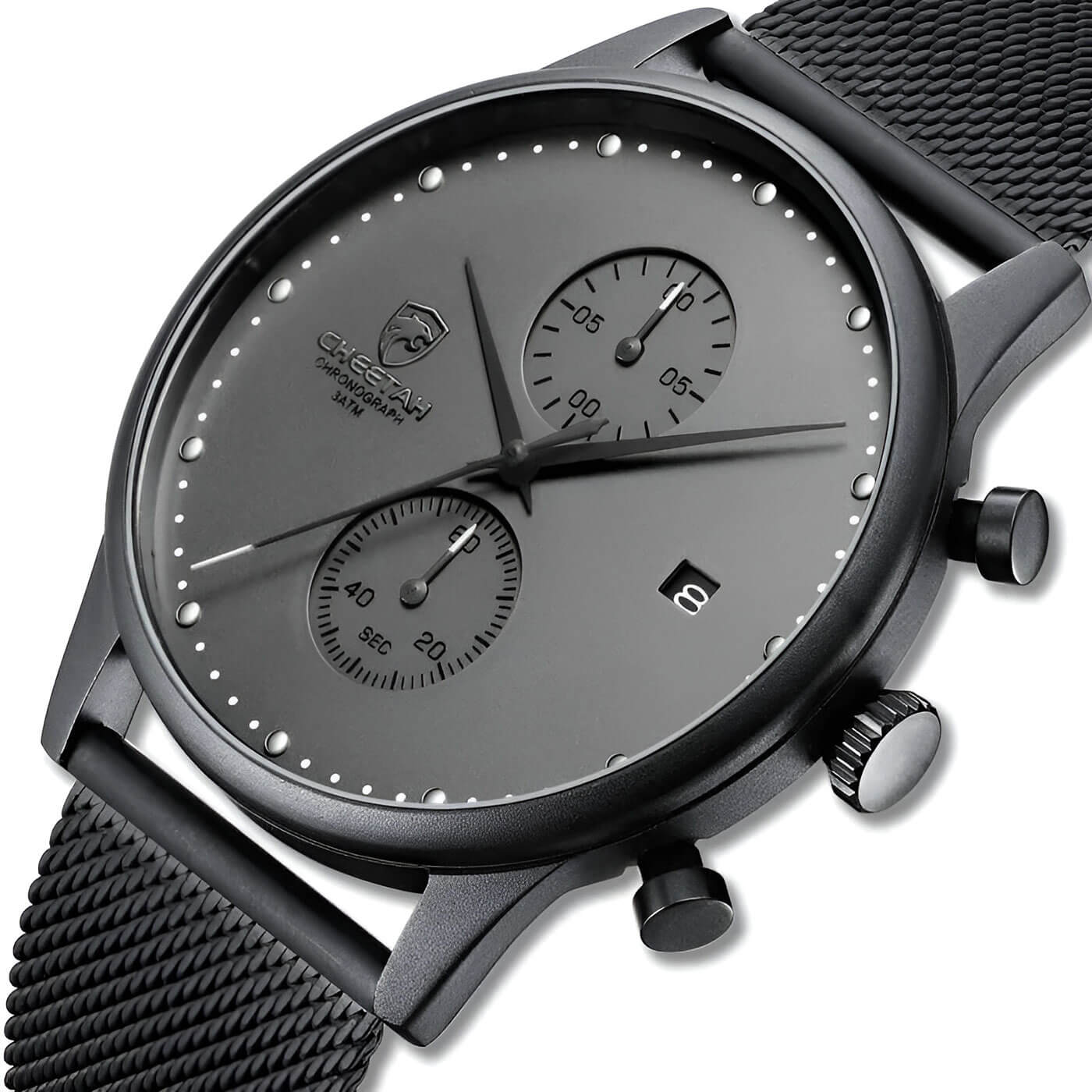 Black Cheetah Men's Watch