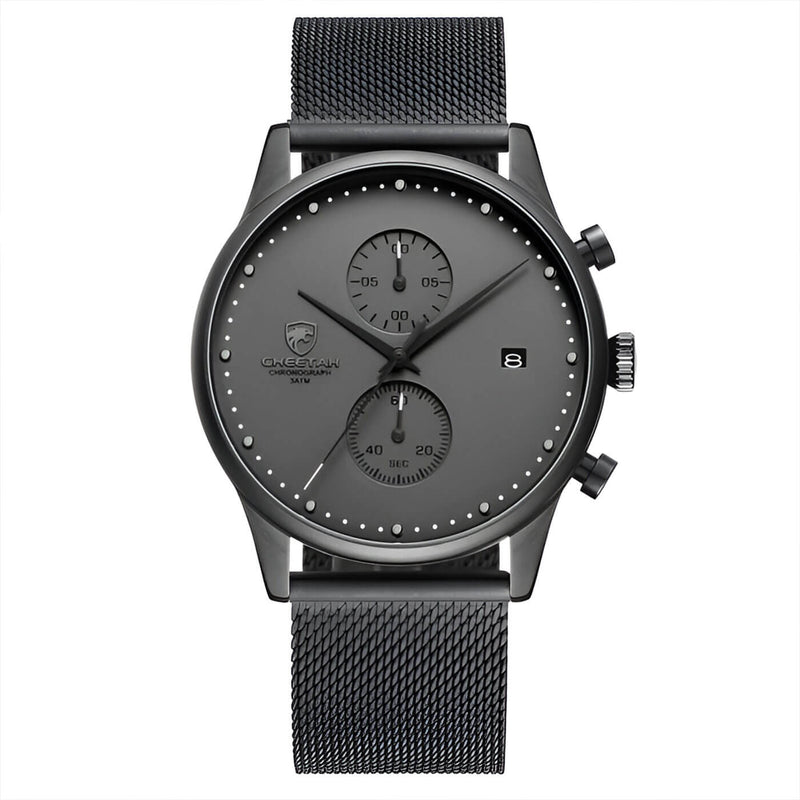 Black Cheetah Men's Watch