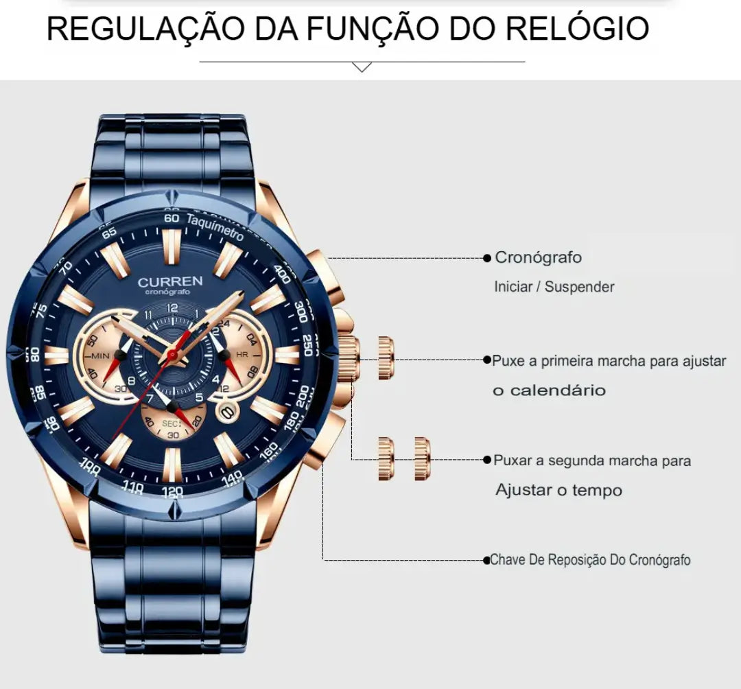 CURREN Chronograph Watch