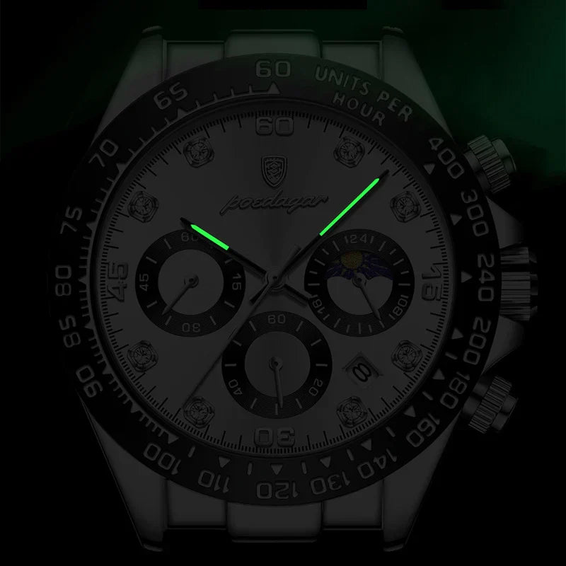POEDAGAR Military Men's Watch