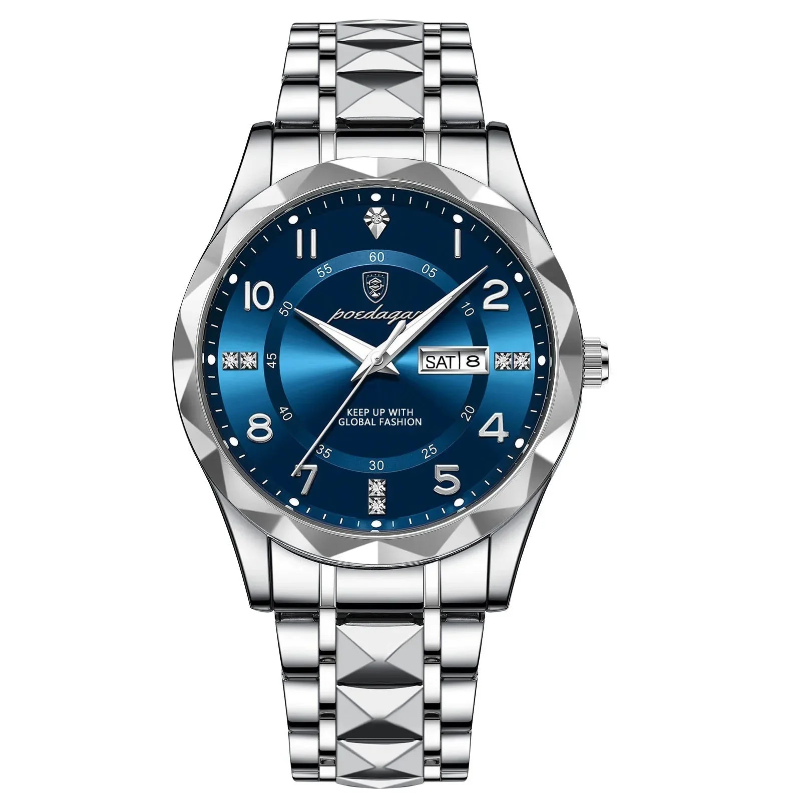 POEDAGAR Men's Quartz Watch