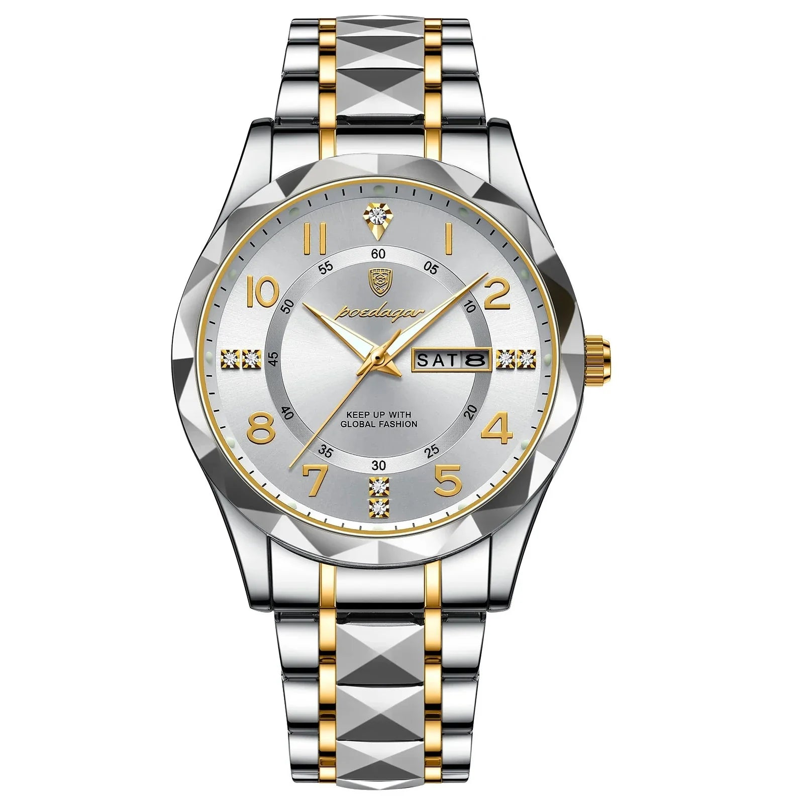POEDAGAR Men's Quartz Watch