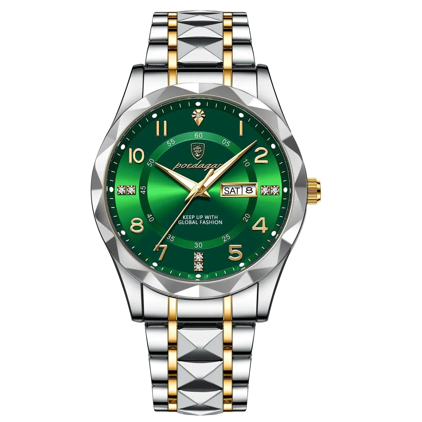 POEDAGAR Men's Quartz Watch