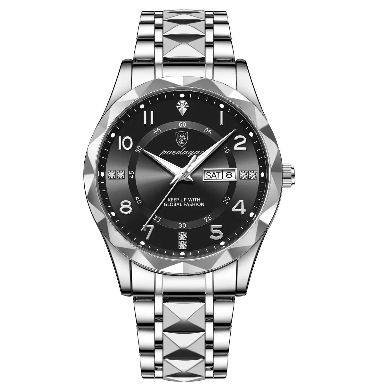 POEDAGAR Men's Quartz Watch