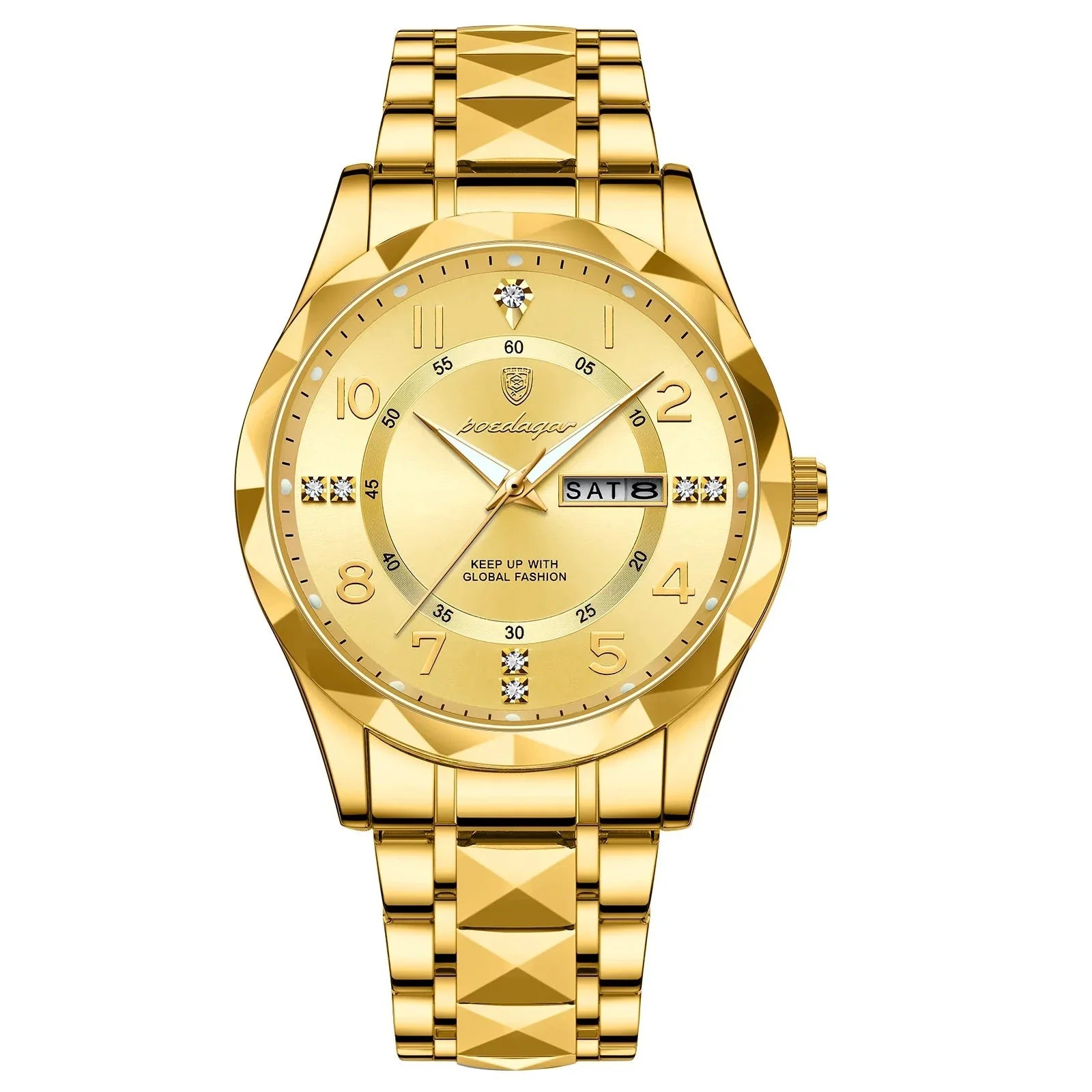 POEDAGAR Men's Quartz Watch