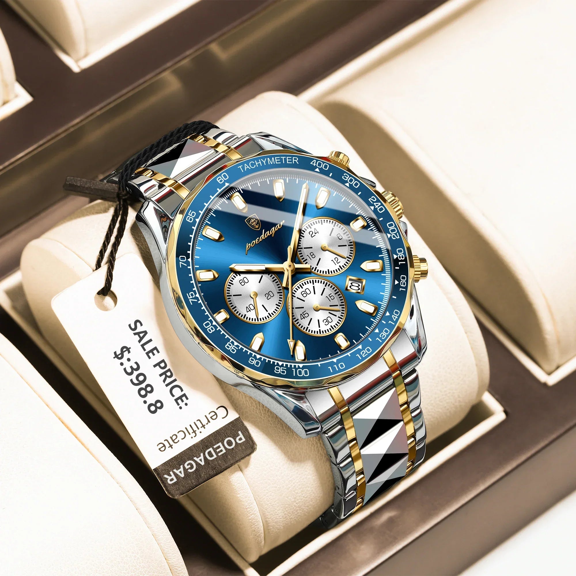 POEDAGAR Men's Sport Watch