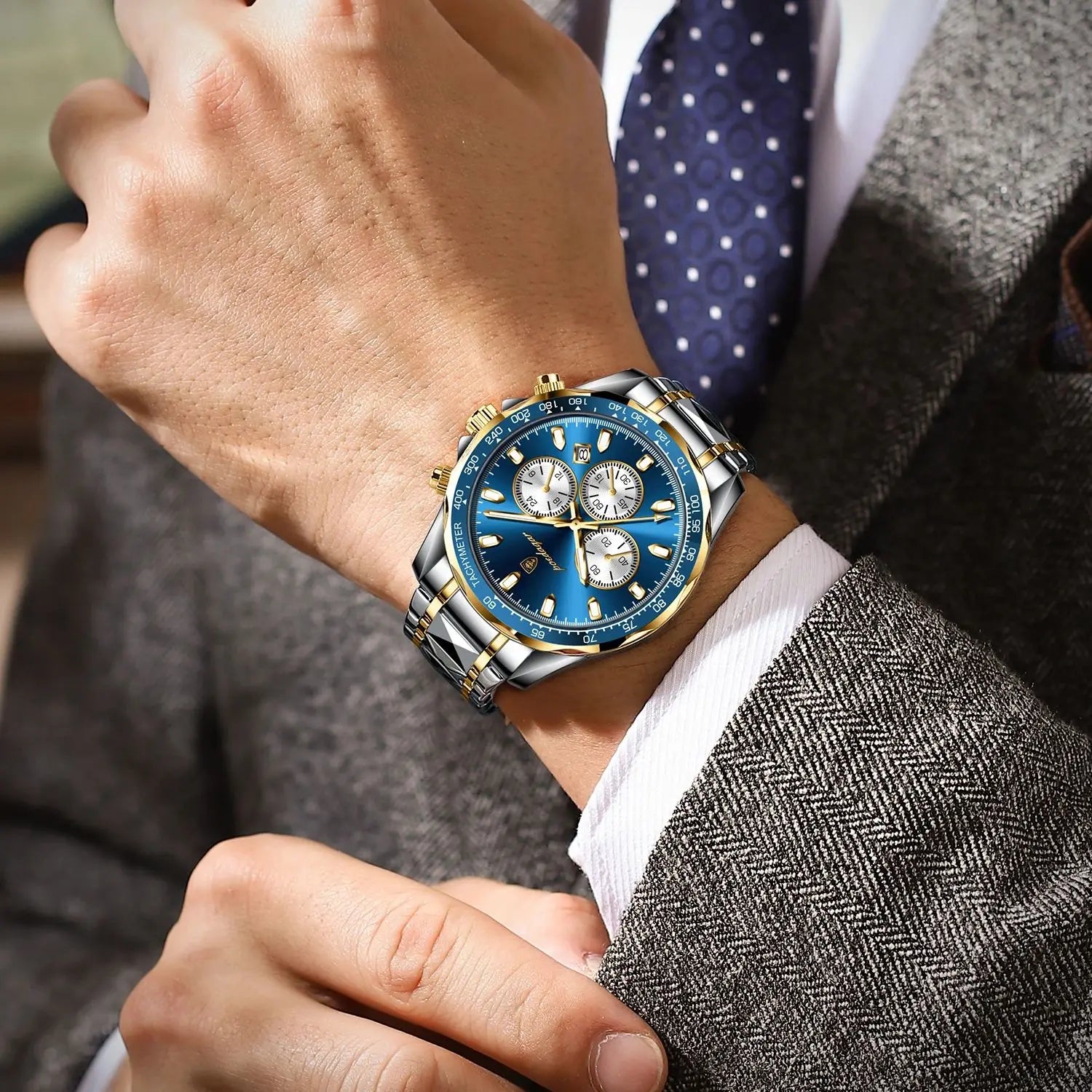 POEDAGAR Men's Sport Watch