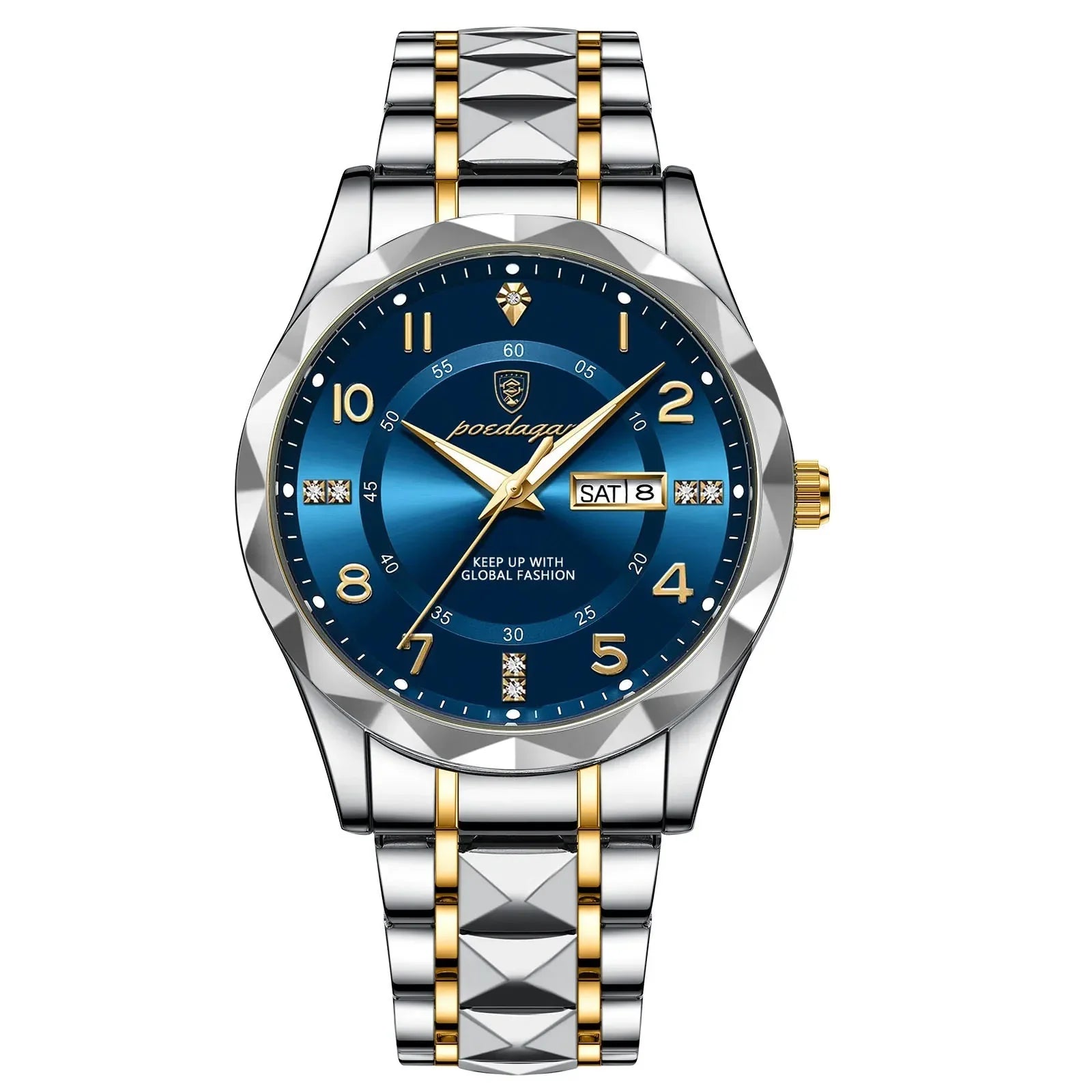 POEDAGAR Men's Quartz Watch