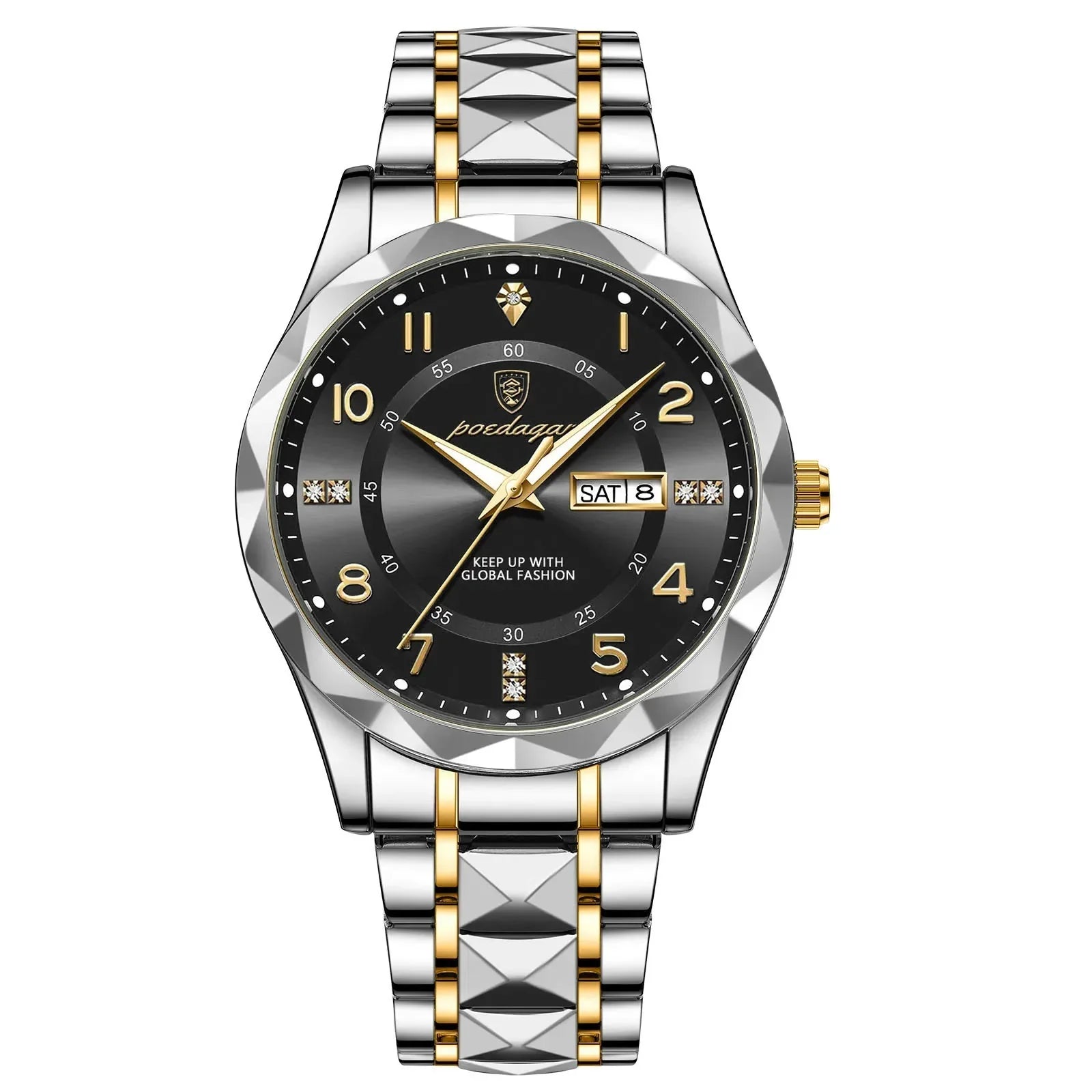 POEDAGAR Men's Quartz Watch