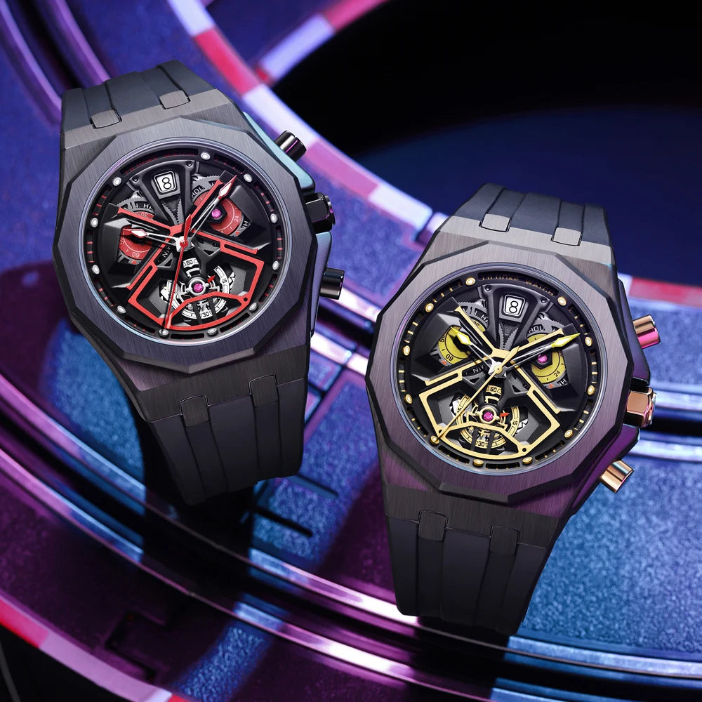 POEDAGAR Sport Race Men's Watch
