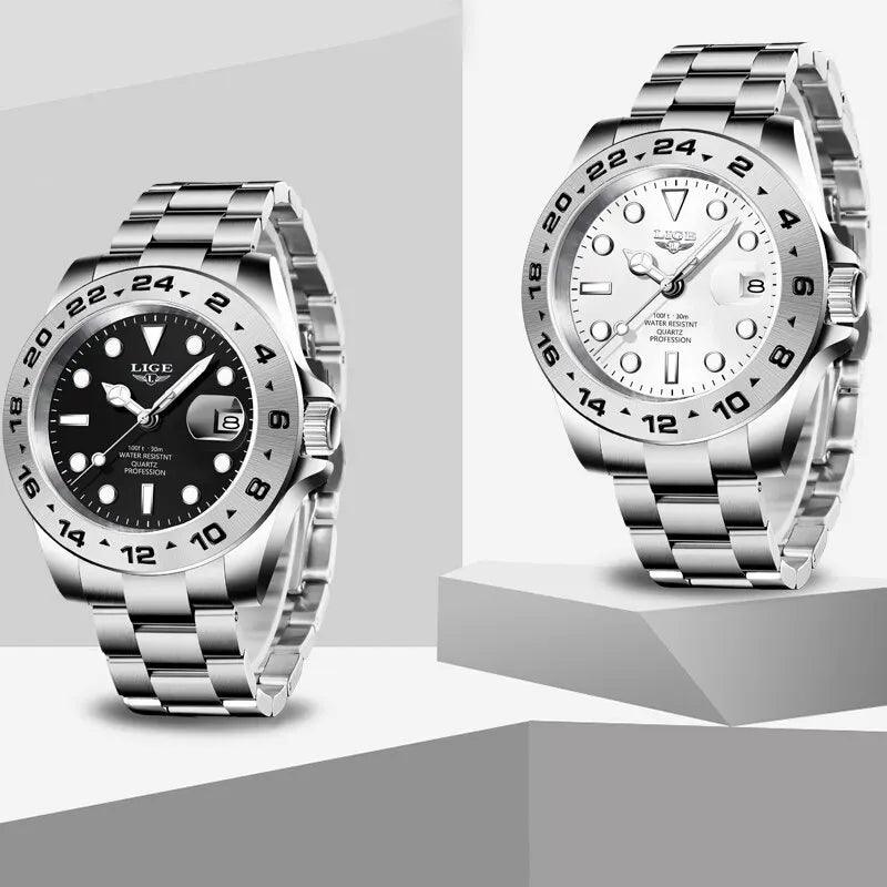 Men's Stainless Steel Wristwatch