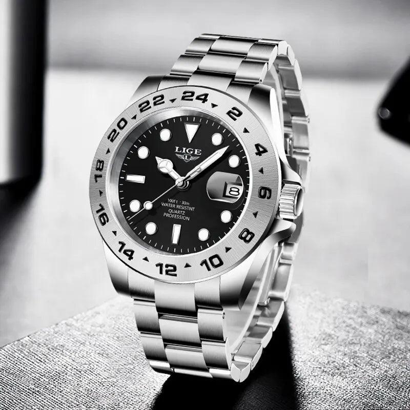 Men's Stainless Steel Wristwatch