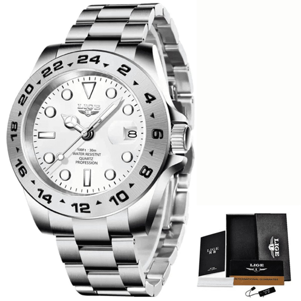 Men's Stainless Steel Wristwatch