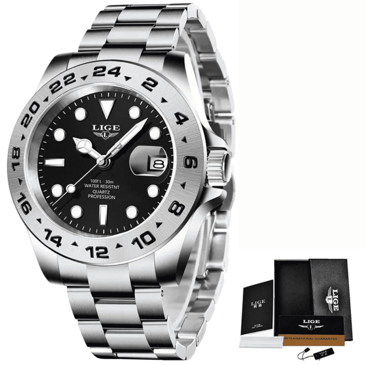 Men's Stainless Steel Wristwatch